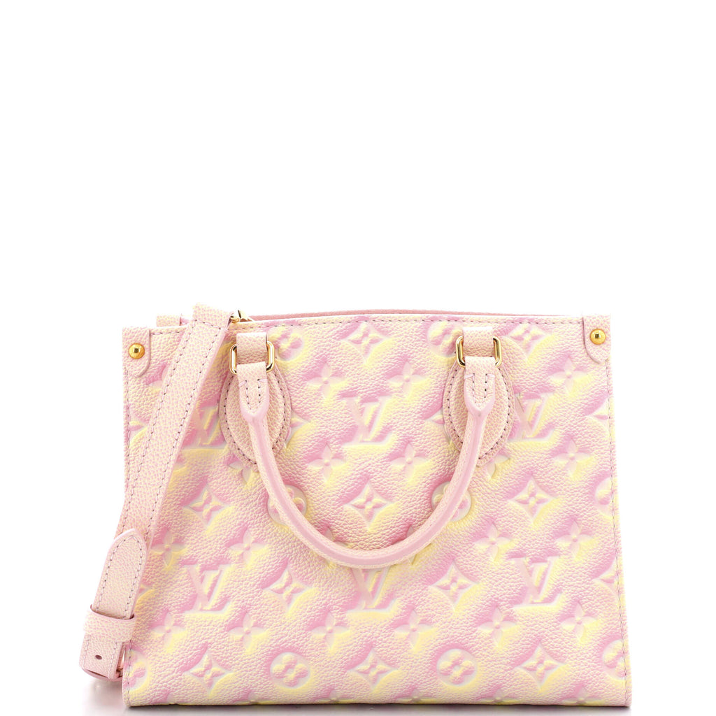 Louis Vuitton OnTheGo Tote Stardust Monogram Empreinte Leather PM