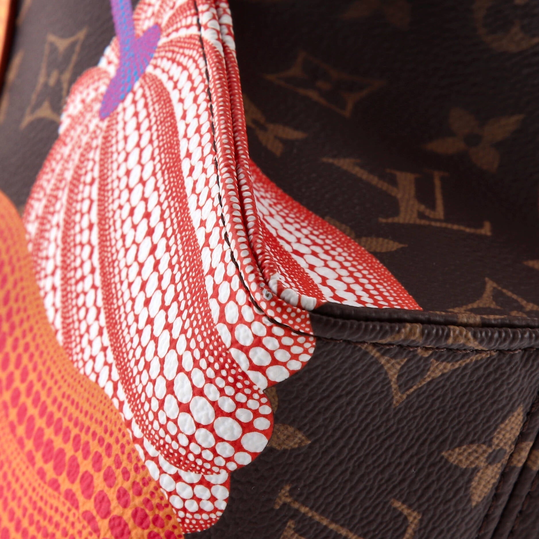 Louis Vuitton OnTheGo Tote Yayoi Kusama Pumpkins Monogram Canvas PM