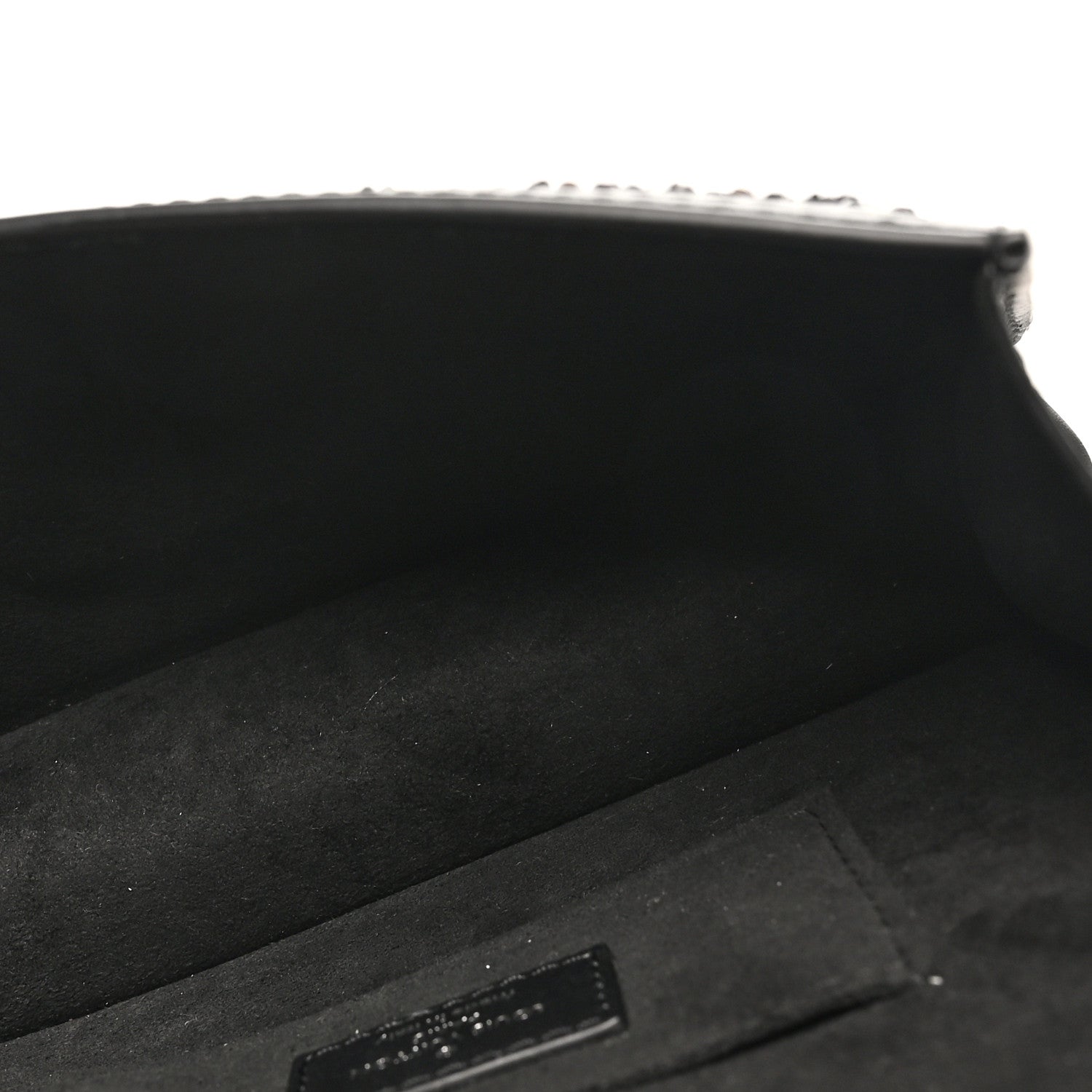 Tweed Sequin Dauphine Minaudiere Black