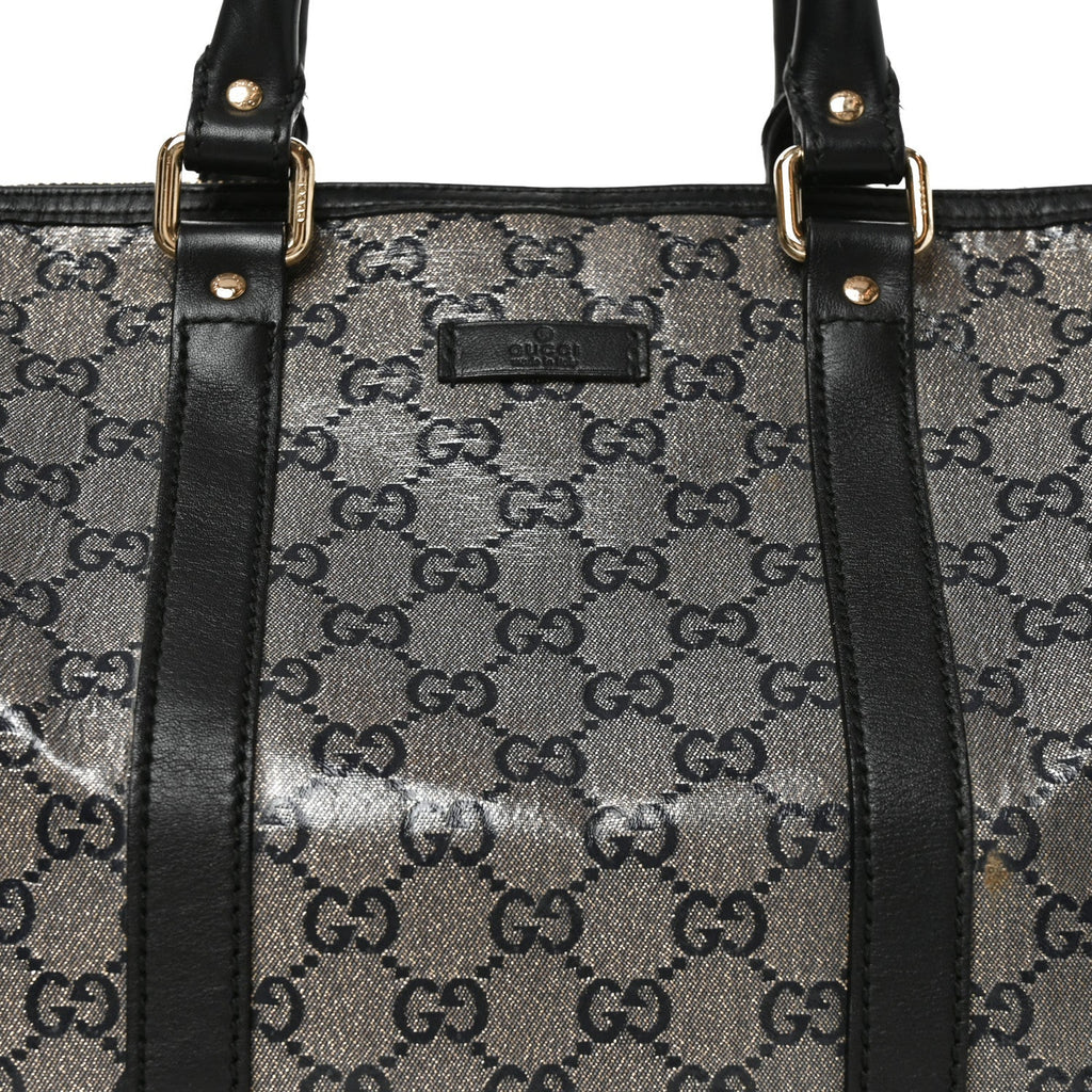 Crystal Monogram Medium Joy Boston Black