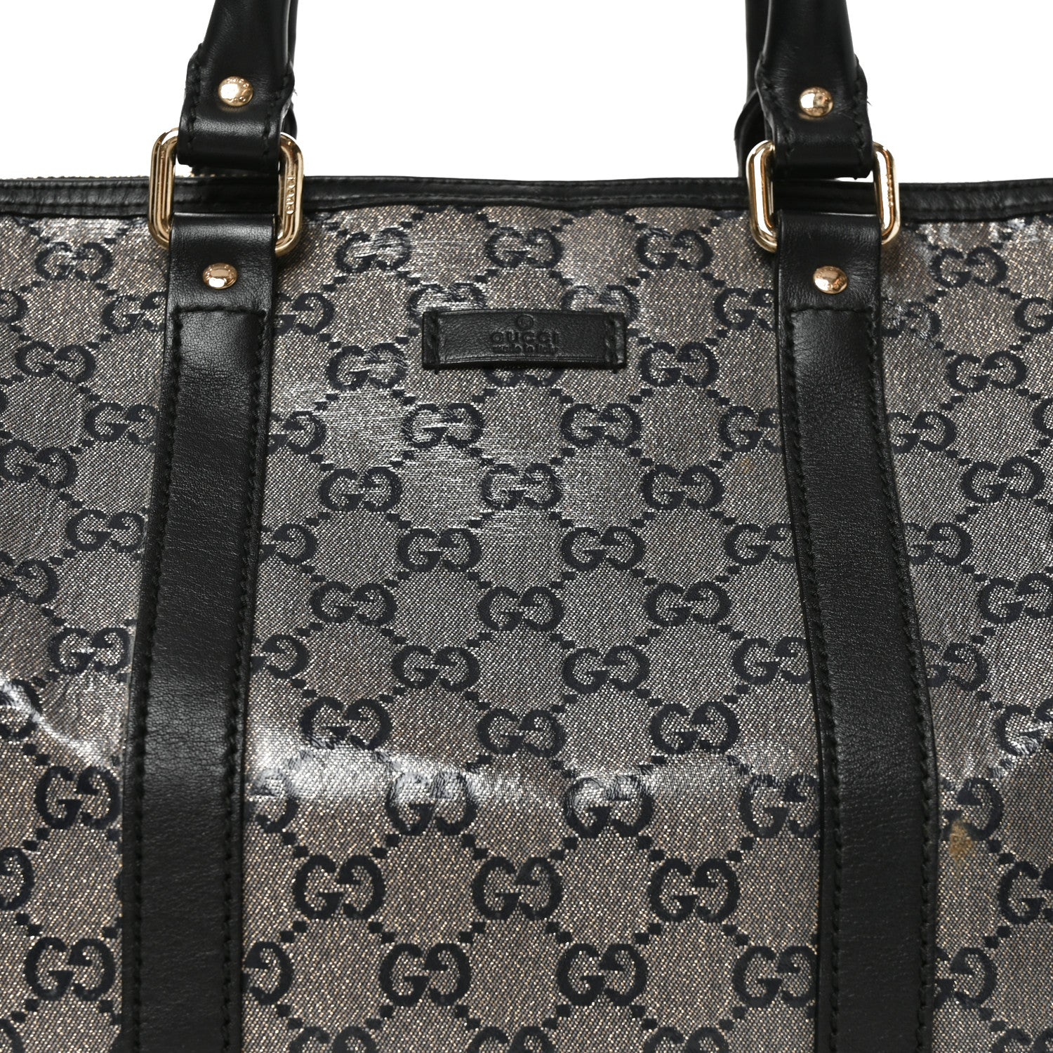 Crystal Monogram Medium Joy Boston Black