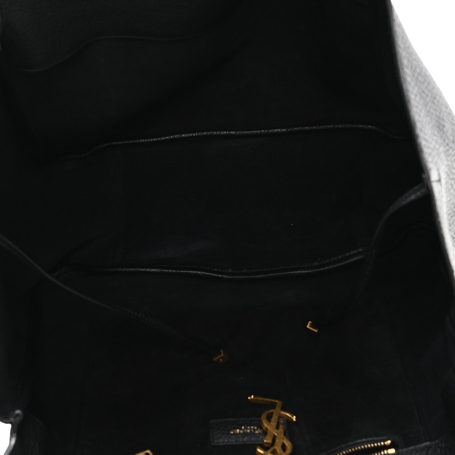 Grained Deerskin Bea Tote Black
