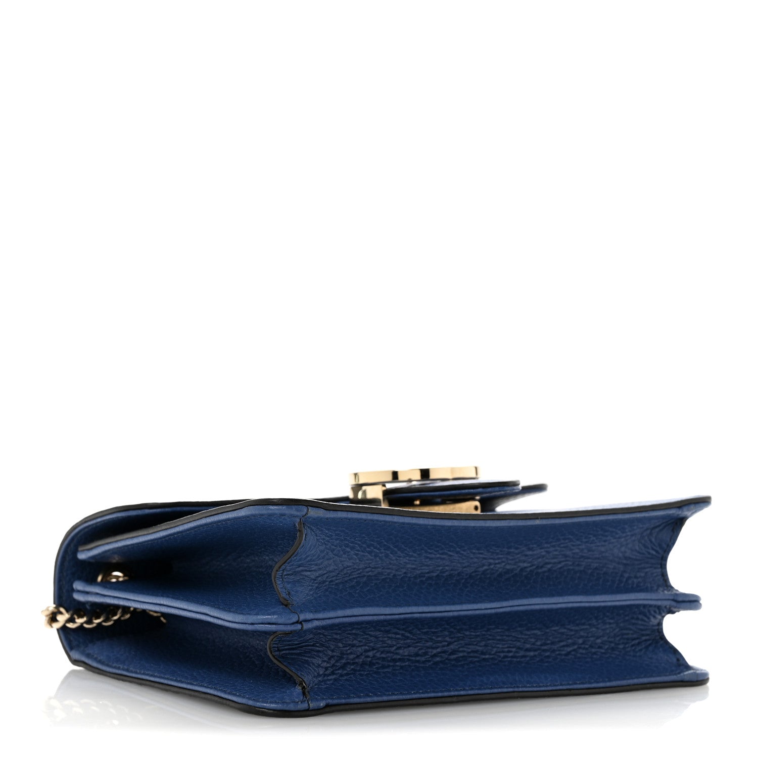 Dollar Calfskin Small Interlocking G Shoulder Bag Caspian