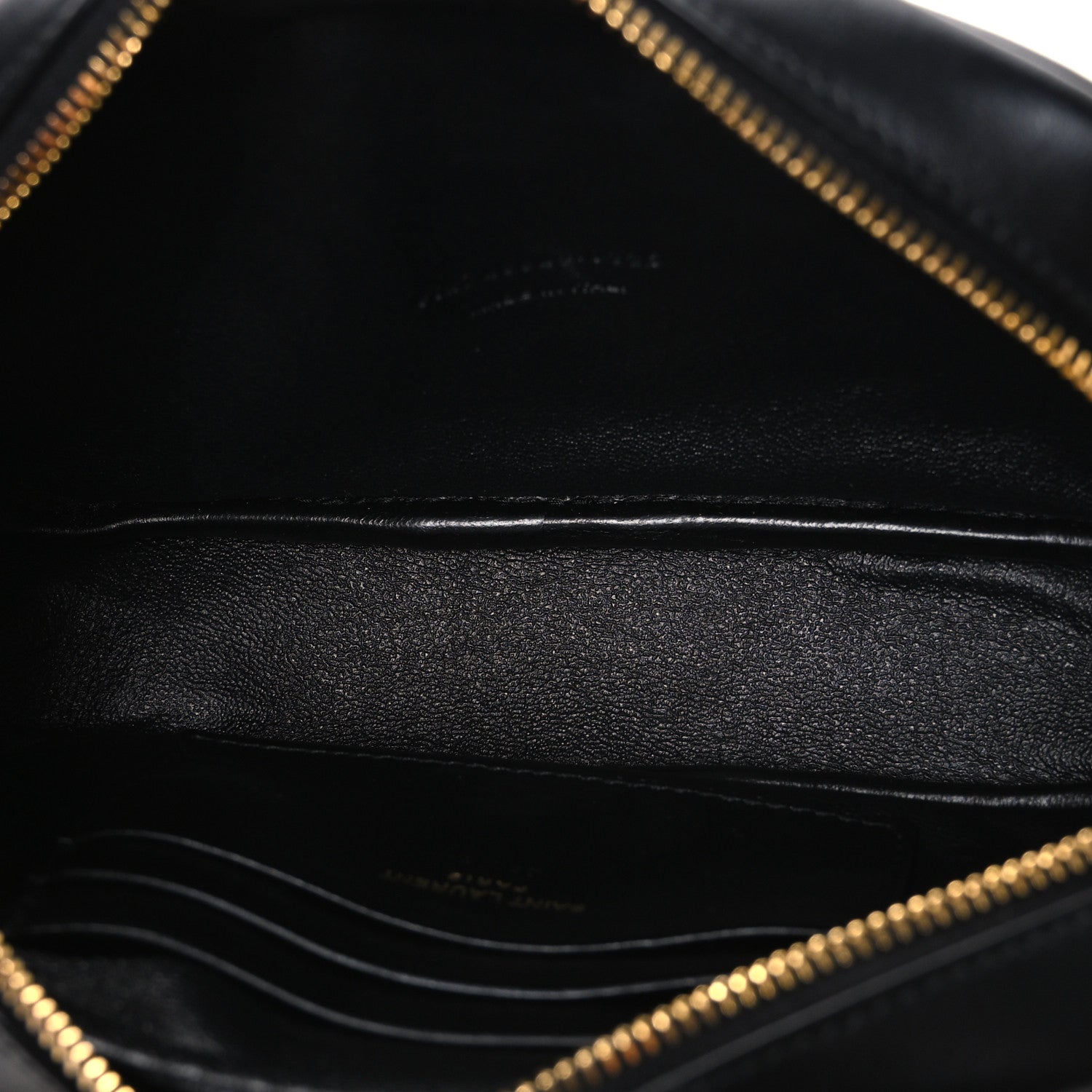 Calfskin Matelasse Monogram Mini Lou Camera Bag Black