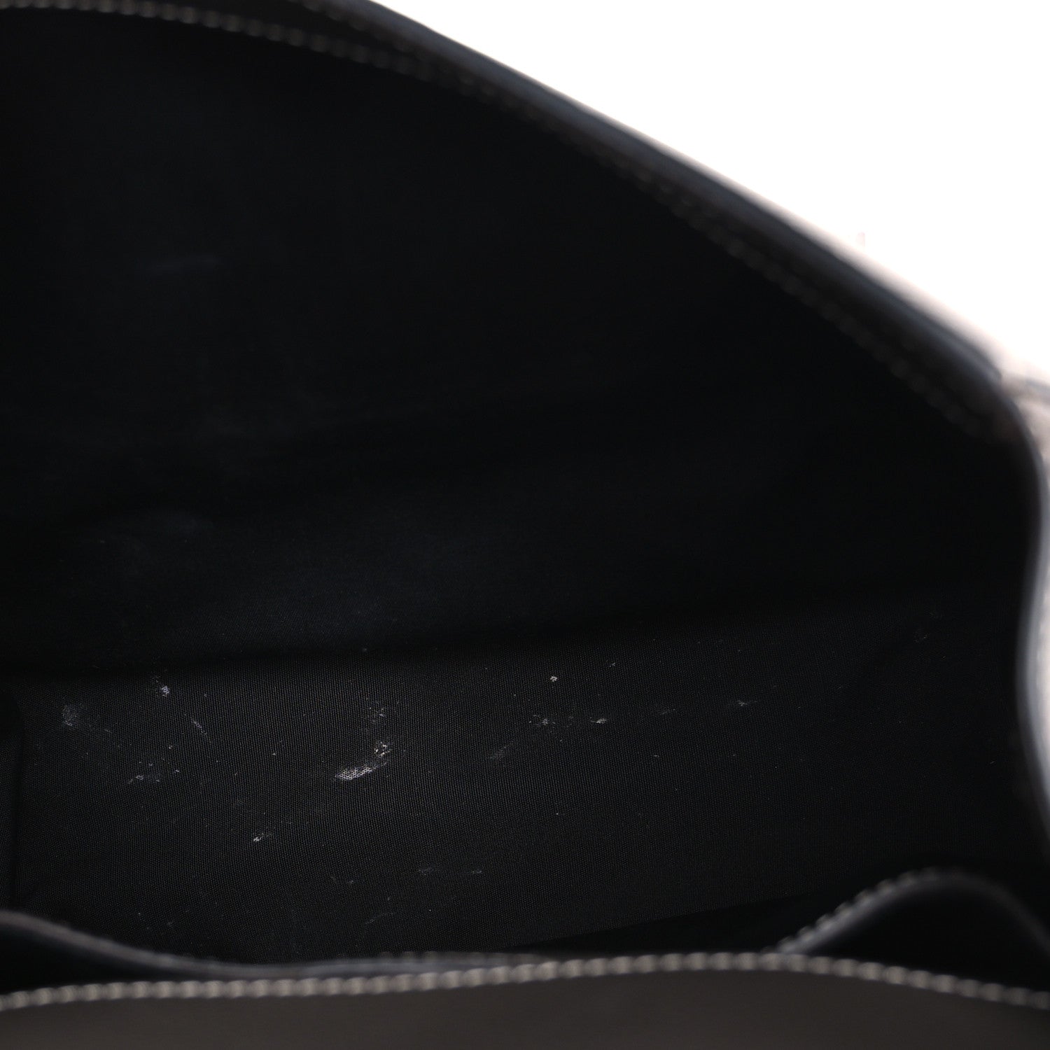 Grained Calfskin Maxi Gallop Sling Bag Grey