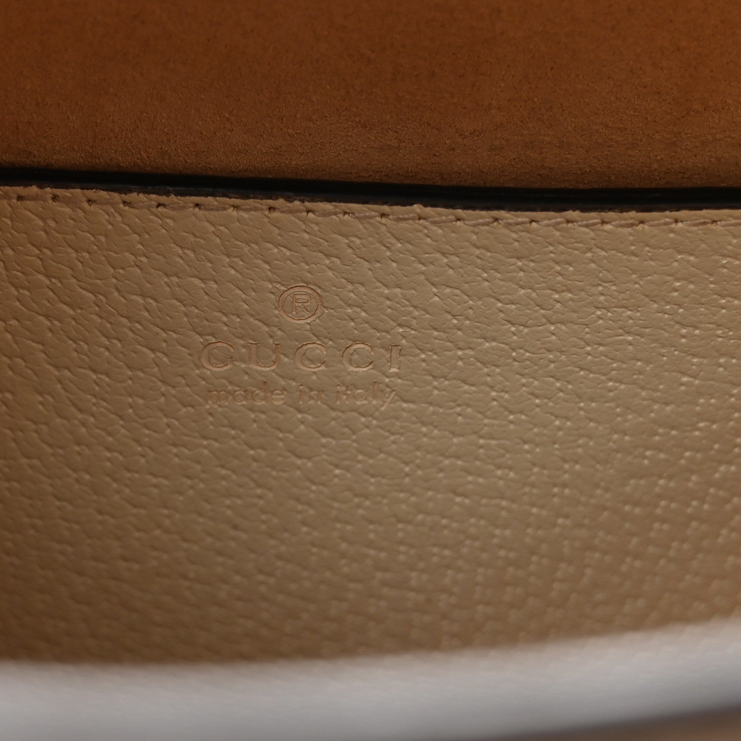 Textured Dollar Calfskin Web Small Diana Tote Bag Mystic White