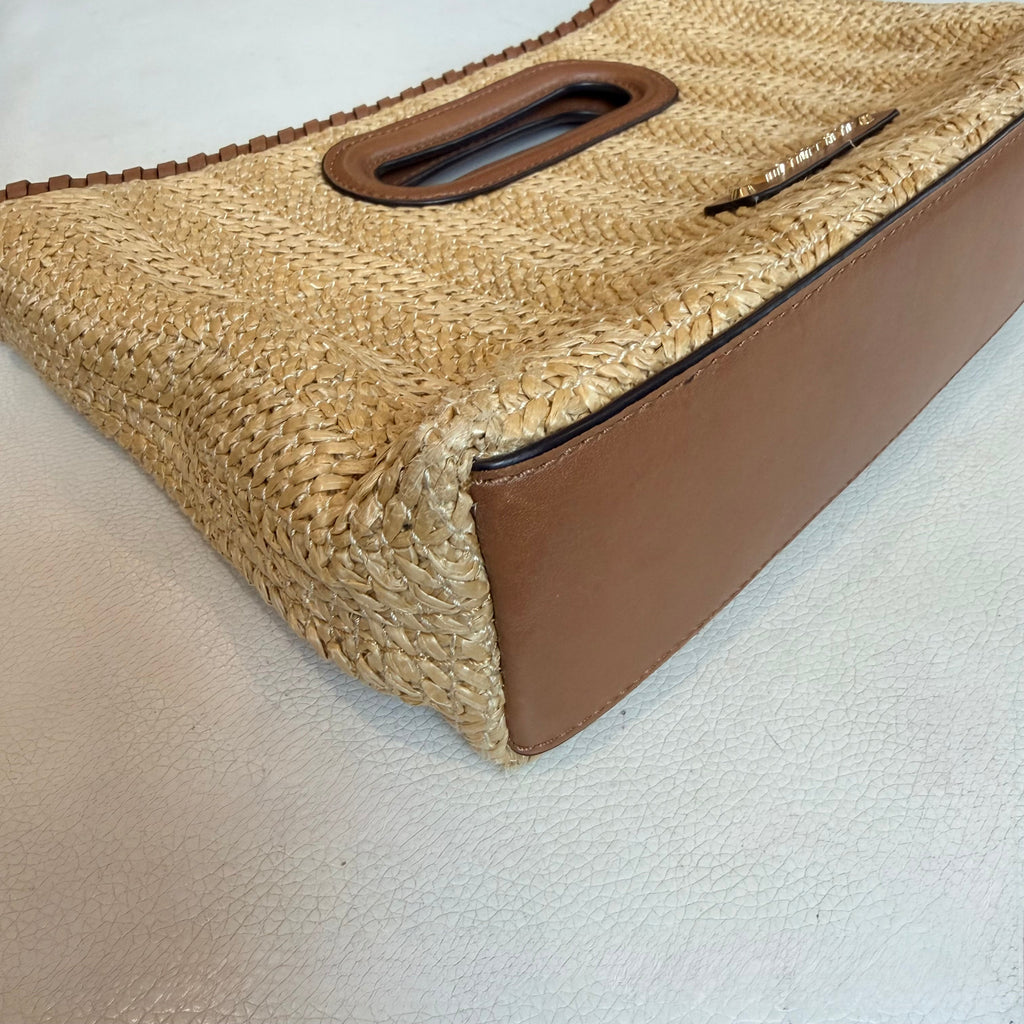 MICHAEL KORS Large Rosalie Straw Clutch