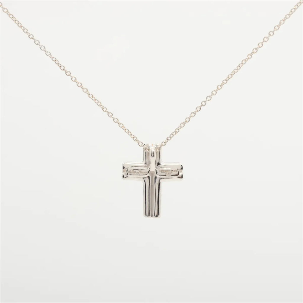 Tiffany & Co. Tenderness Cross Necklace Silver