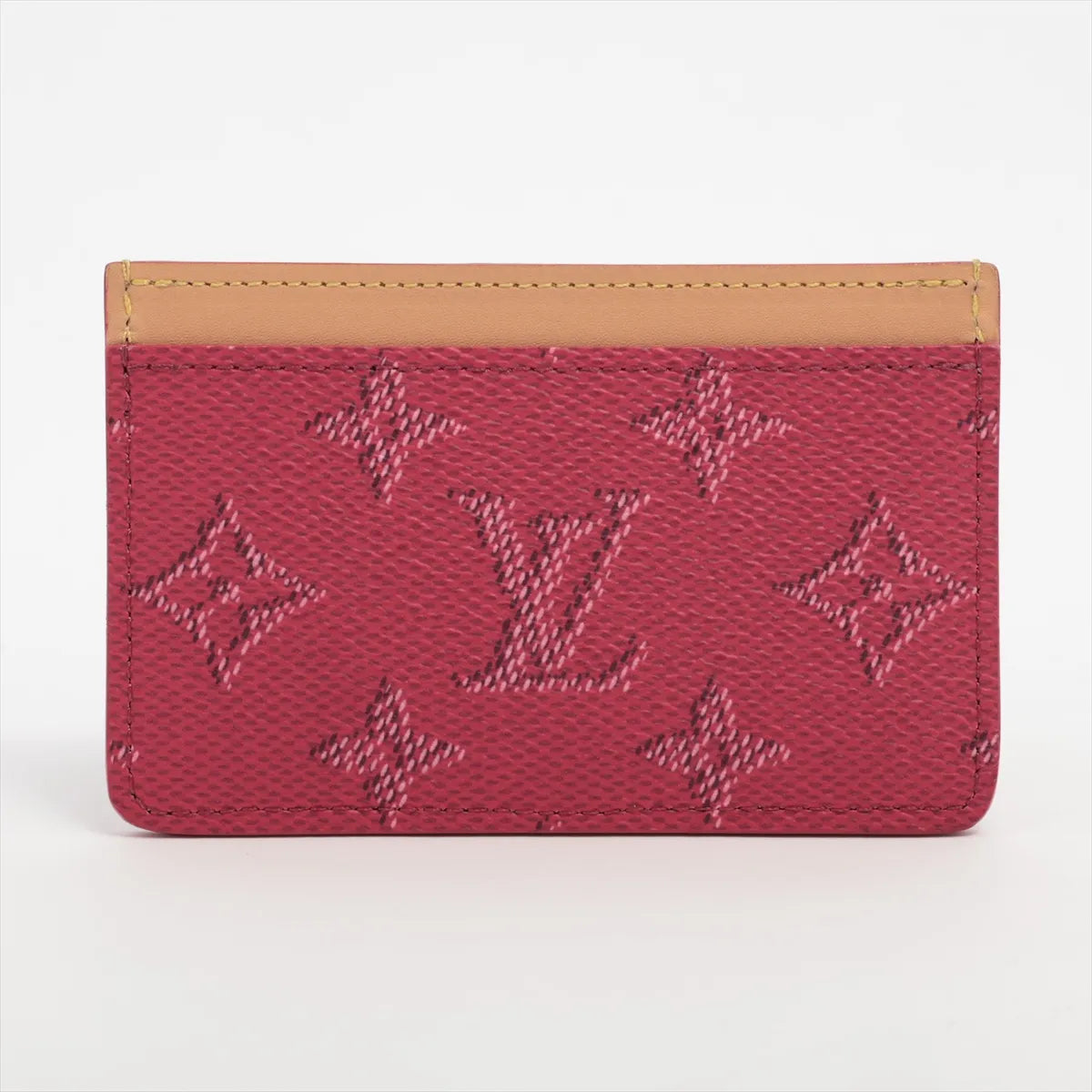 Louis Vuitton Monogram Card Case Pink