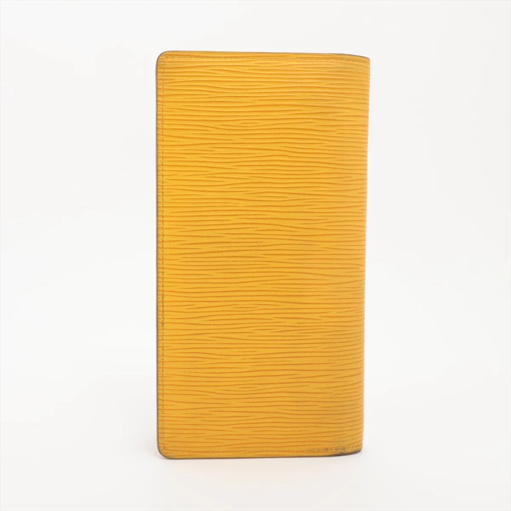 Louis Vuitton Epi Brazza Wallet Yellow