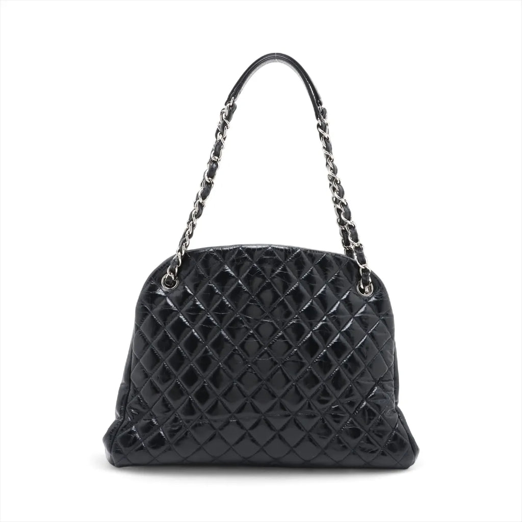 Chanel Mademoiselle Vintage Crinkled Calf Chain Shoulder Bag