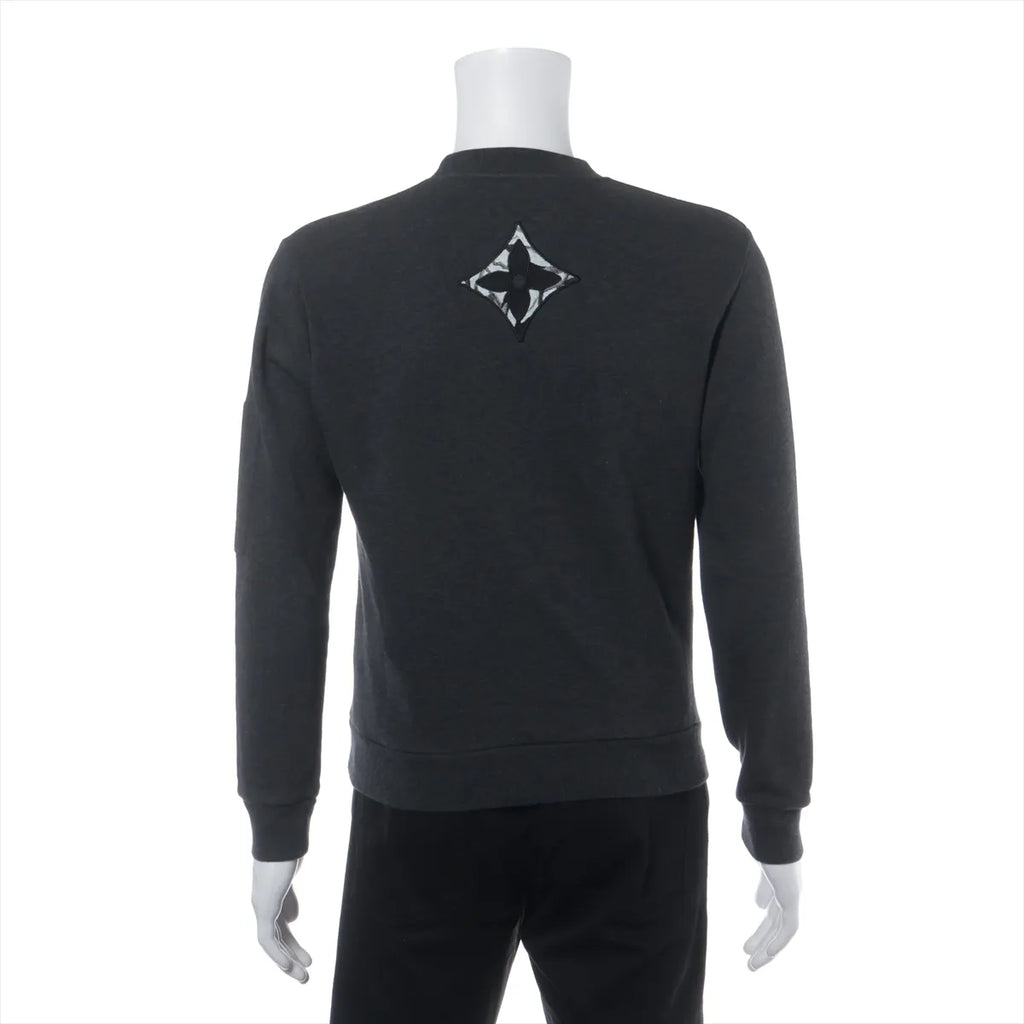 Louis Vuitton Cotton Basic Knitted Sweater Gray