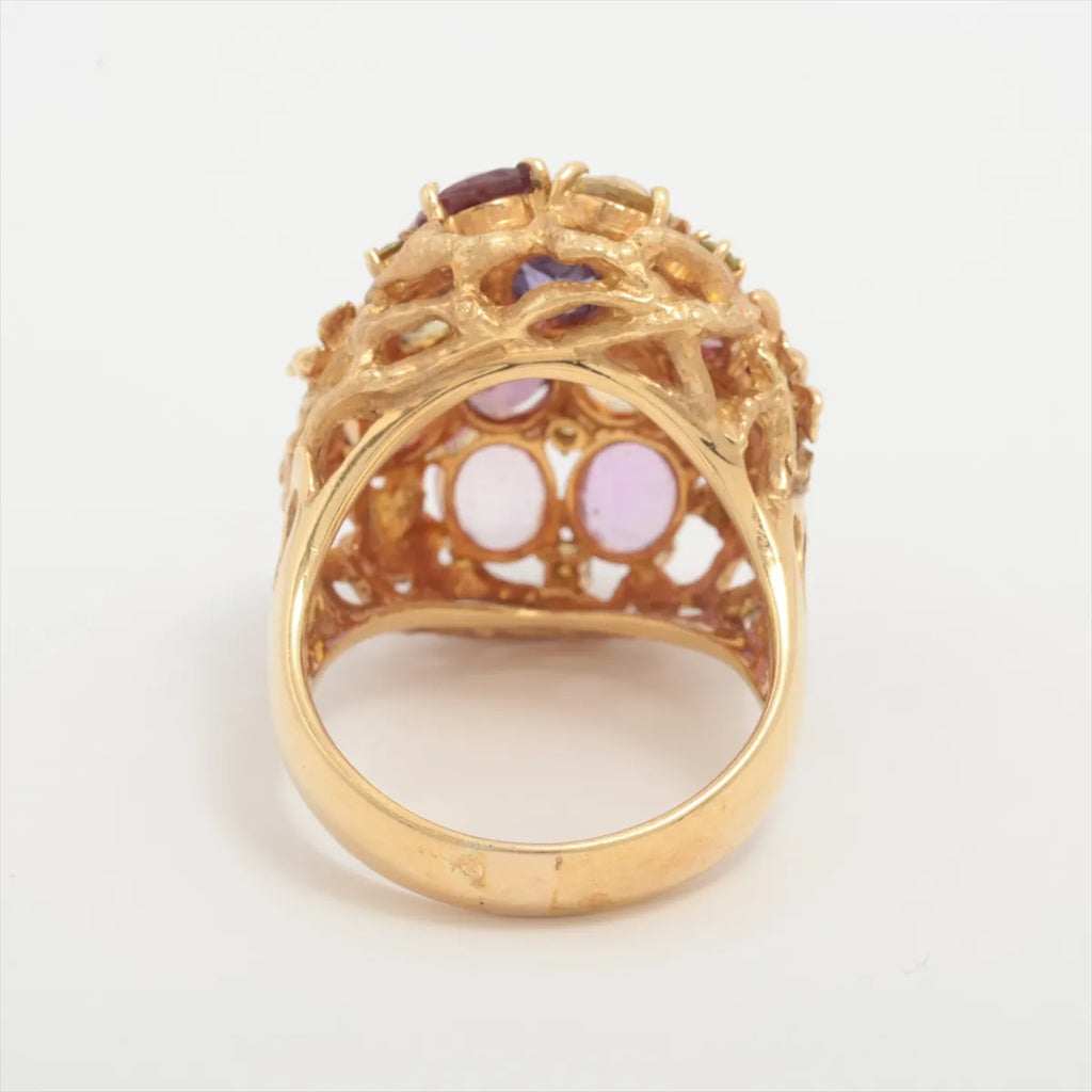 Sapphire Diamond Ring Multicolor
