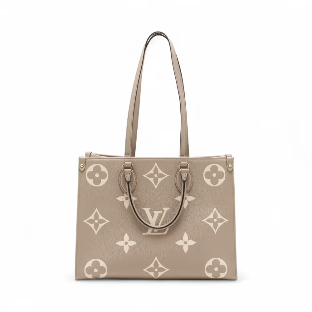 Louis Vuitton Bicolor Monogram Giant On the Go MM Dove x Cream