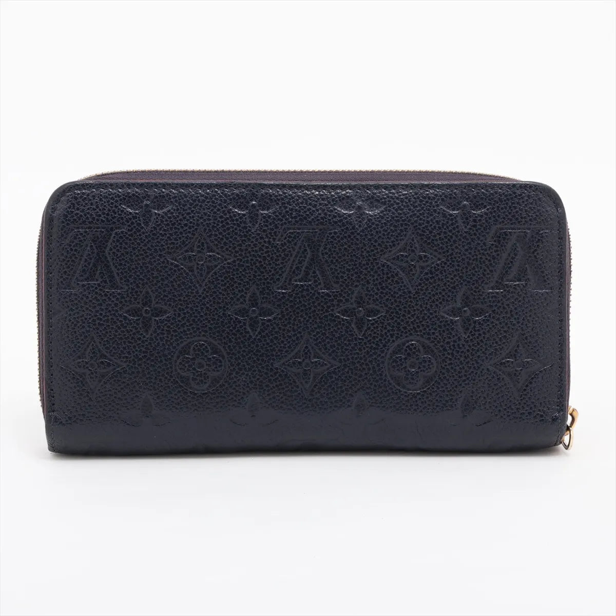 Louis Vuitton Monogram Empreinte Zippy Wallet Navy