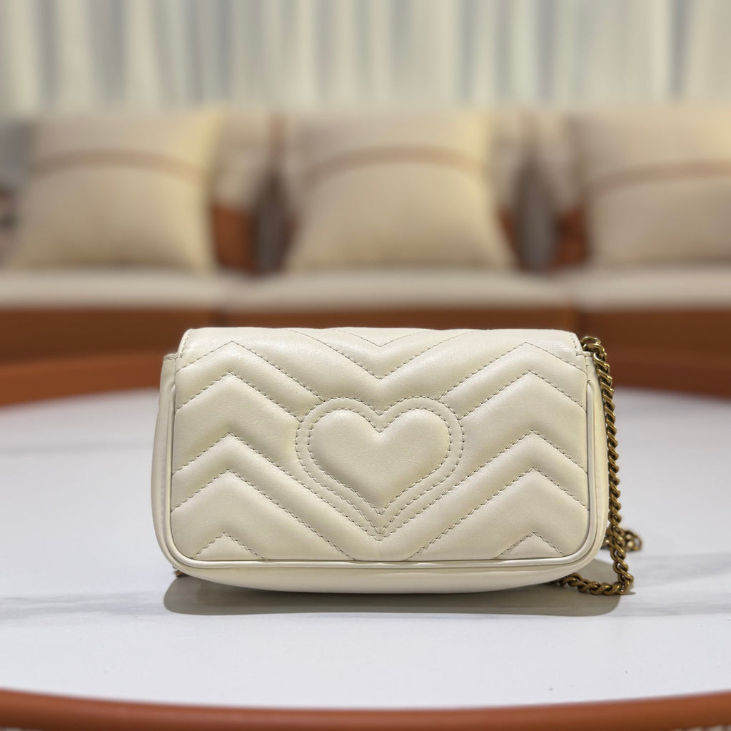GUCCI MARMONT MINI BAG CHAIN BAG