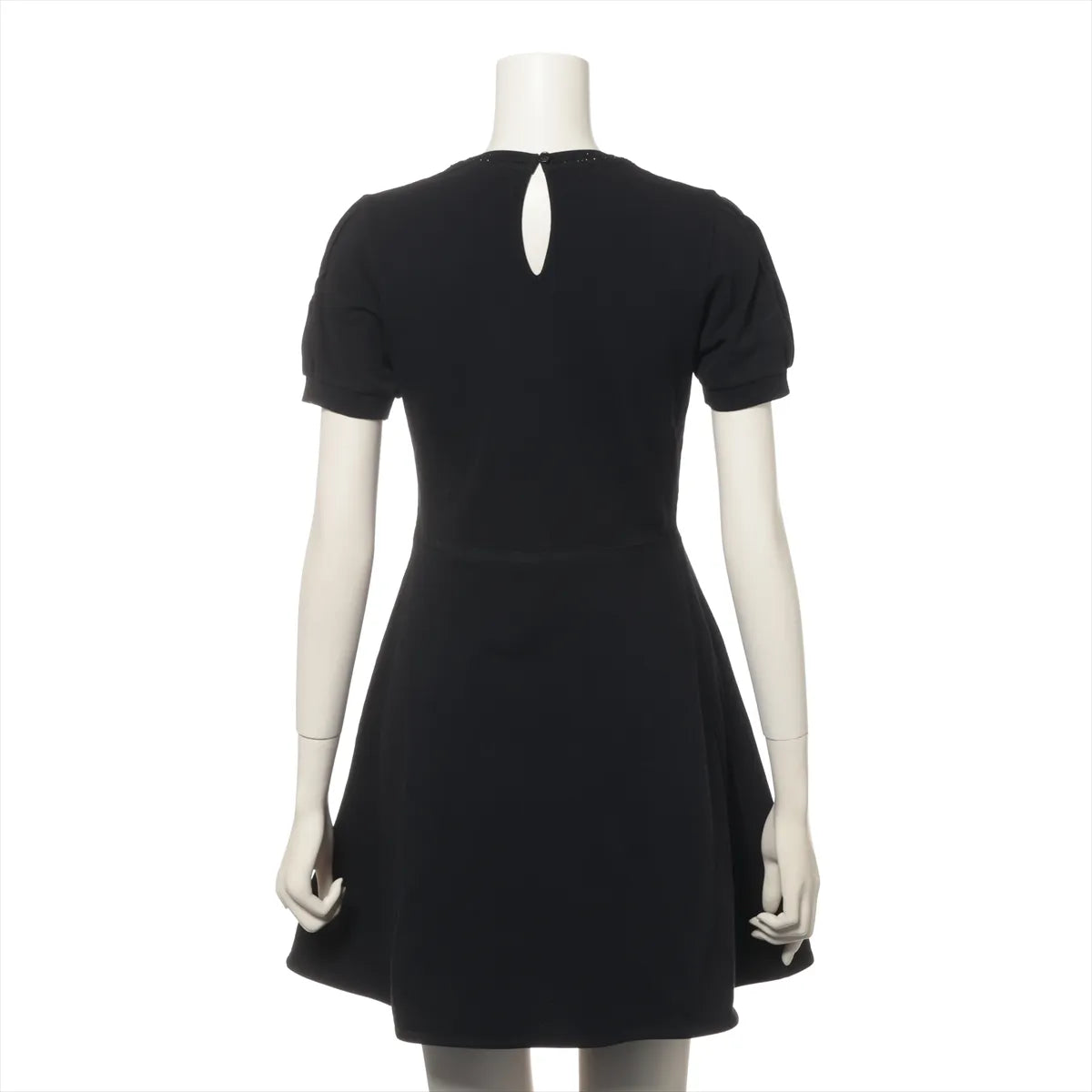 Moncler Vestito Cotton Dress Black