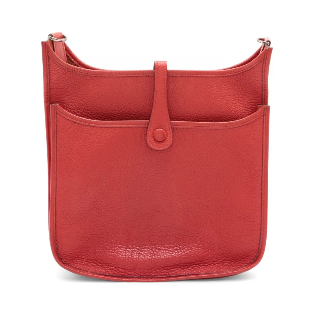 Hermès Evelyn II PM Taurillon Clemence Red