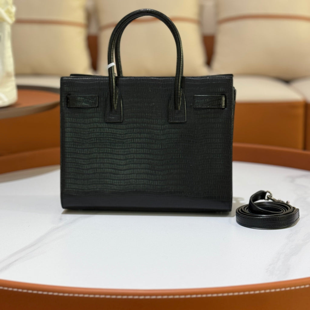 SAINT LAURENT SAC DE JOUR ACCORDION BAG
