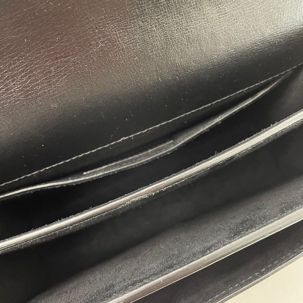 Saint Laurent Black Calfskin Medium Monogram Sunset 2019