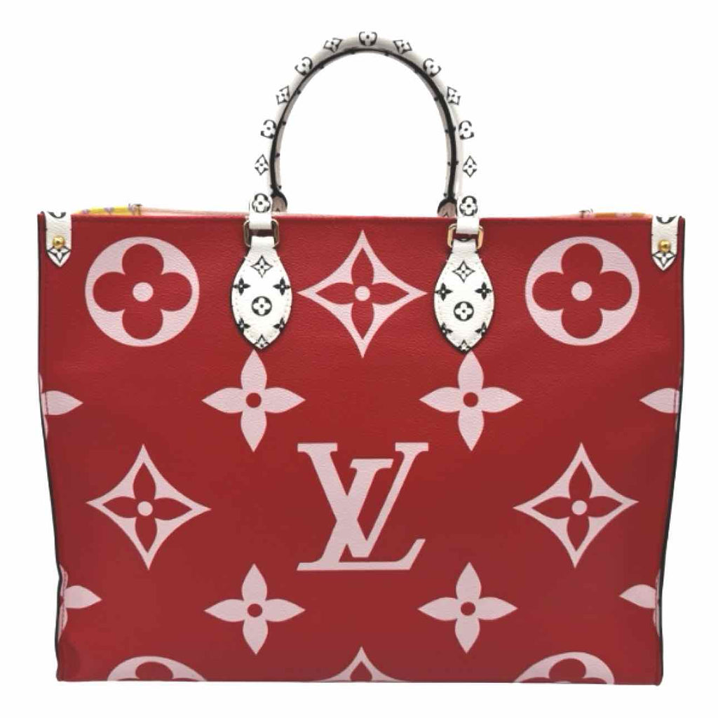 LOUIS VUITTON Monogram Giant OnTheGo GM Rouge Rose