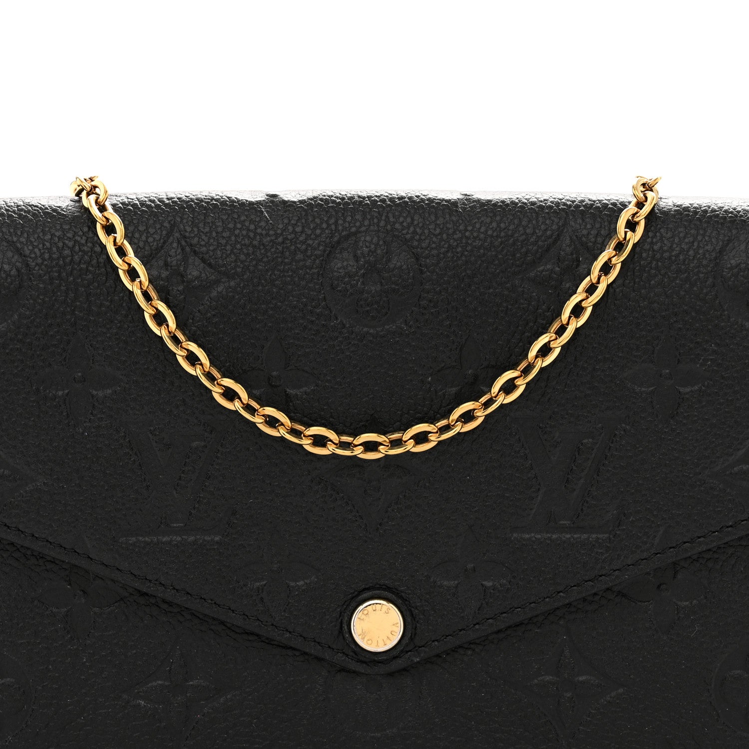Empreinte Pochette Felicie Chain Wallet Black