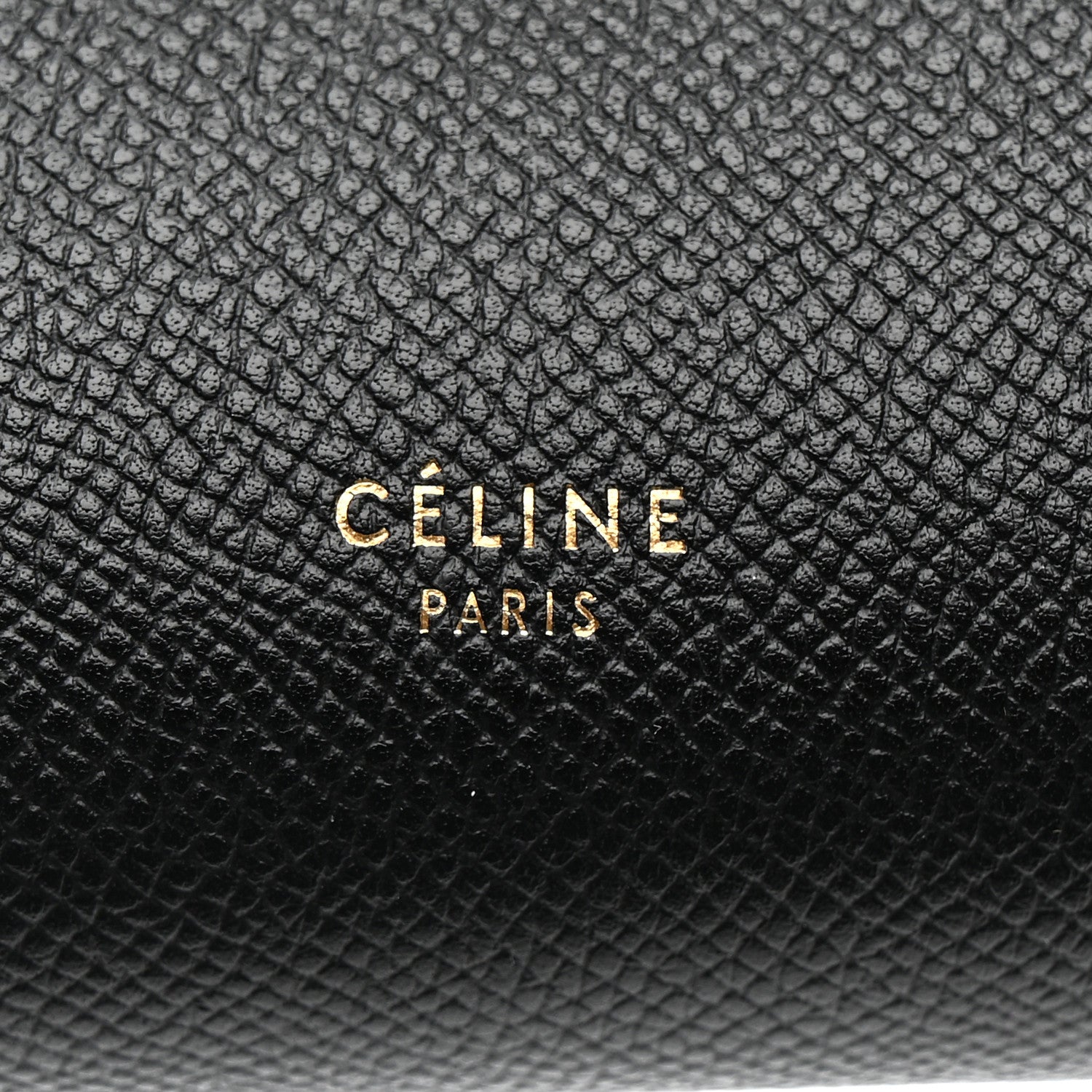 Grained Calfskin Nano Belt Bag Black