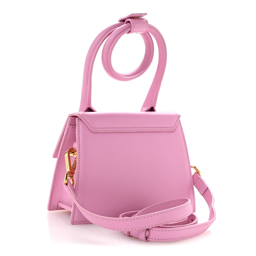 Smooth Calfskin Le Chiquito Noeud Light Pink