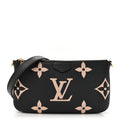 Empreinte Monogram Giant Multi Pochette Accessories Large Pochette Black Beige