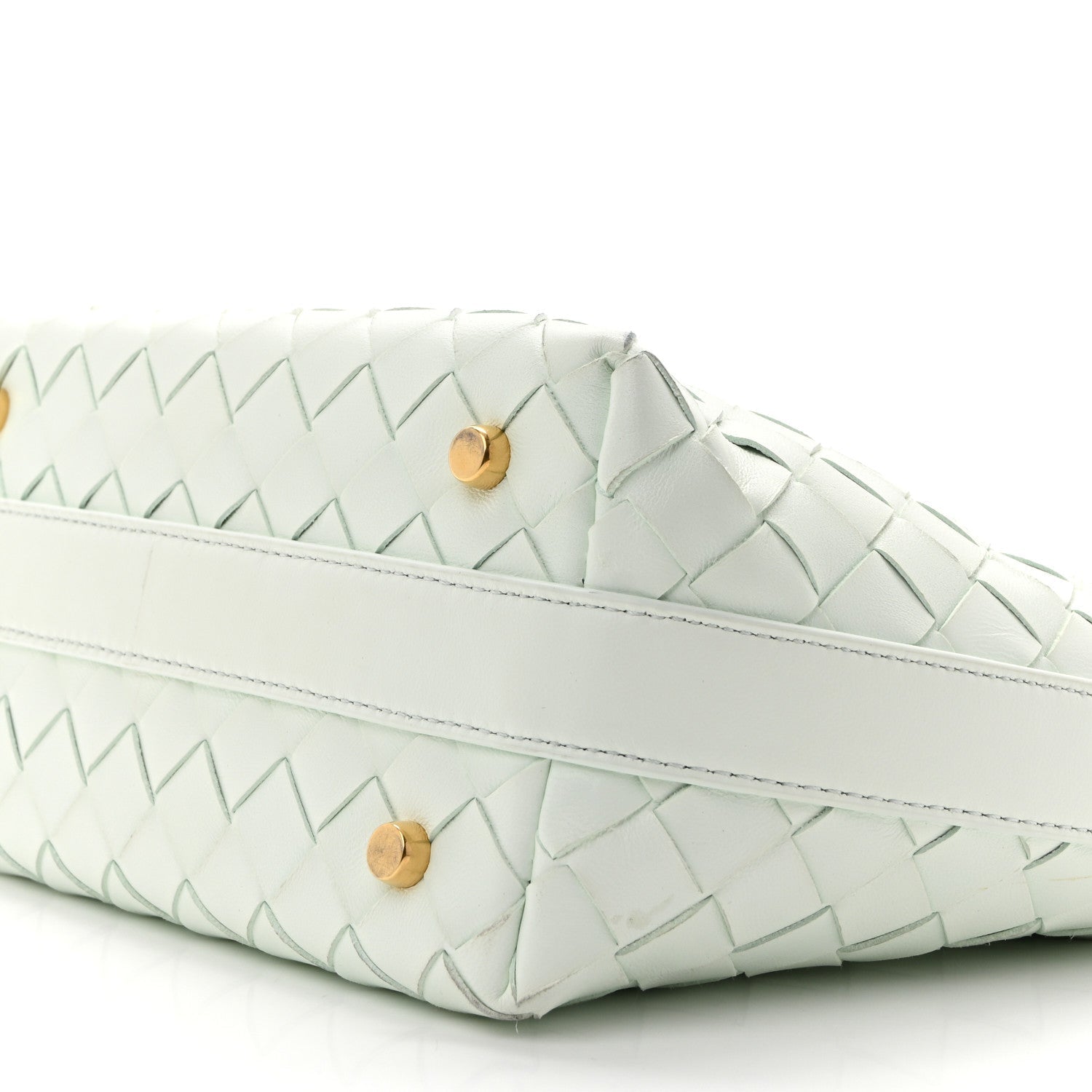 Calfskin Nappa Intrecciato Mini Wallace Glacier Muse
