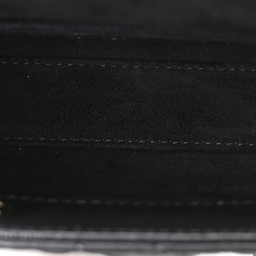 Lambskin Cannage Small Lady D-Joy Black