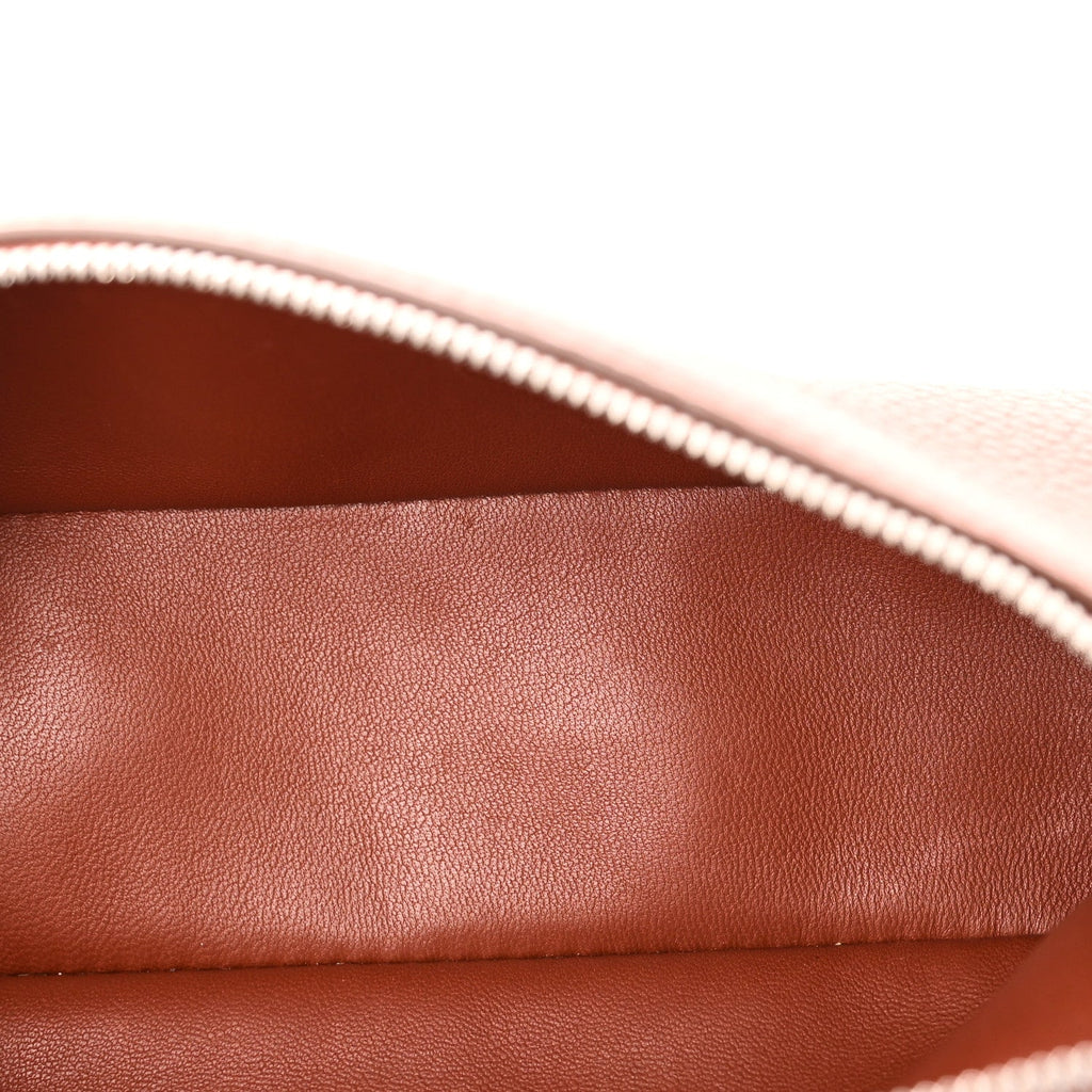 Grained Calfskin L19 Extra Pocket Pouch Kummel