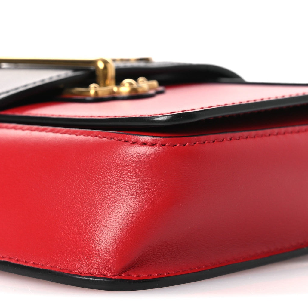 Saffiano City Calf Cahier Belt Bag Fuoco Black
