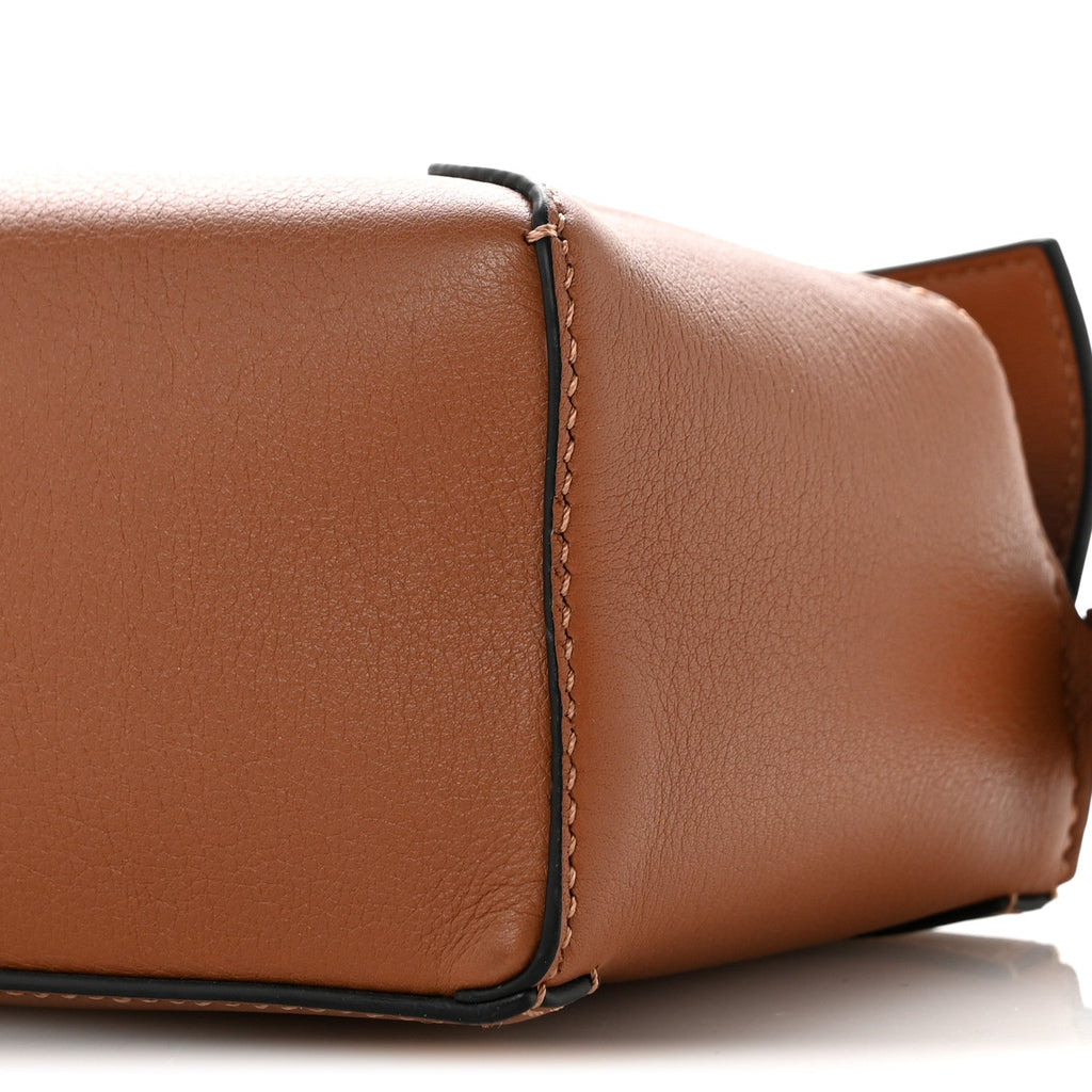 Calfskin Mini Puzzle Edge Bag Tan