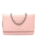 Caviar Timeless CC Wallet on Chain WOC Pink