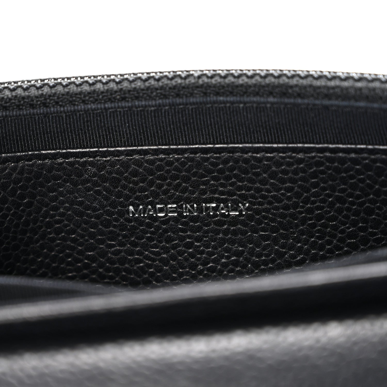 Caviar Half Moon Wallet On Chain WOC Black