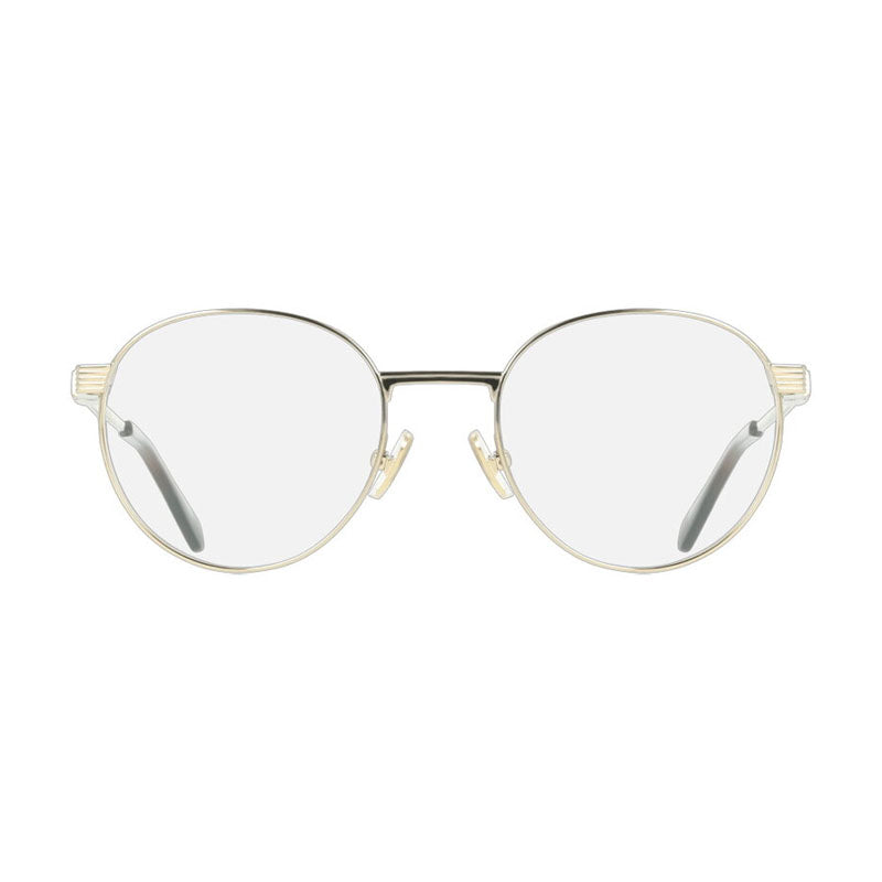 Salvatore Ferragamo Eyeglasses Square Full Rim, Gold Frame and Clear Demo Lens Lens SF2596710