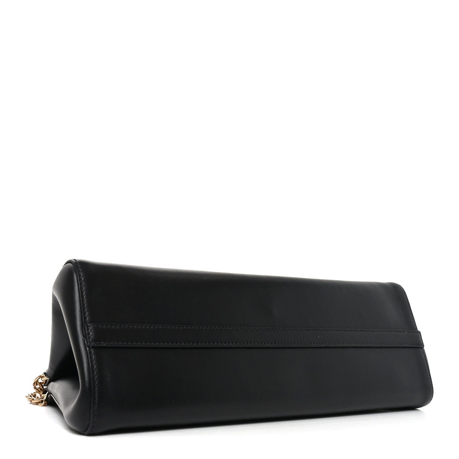 Calfskin Medium Enchaine Bag Black