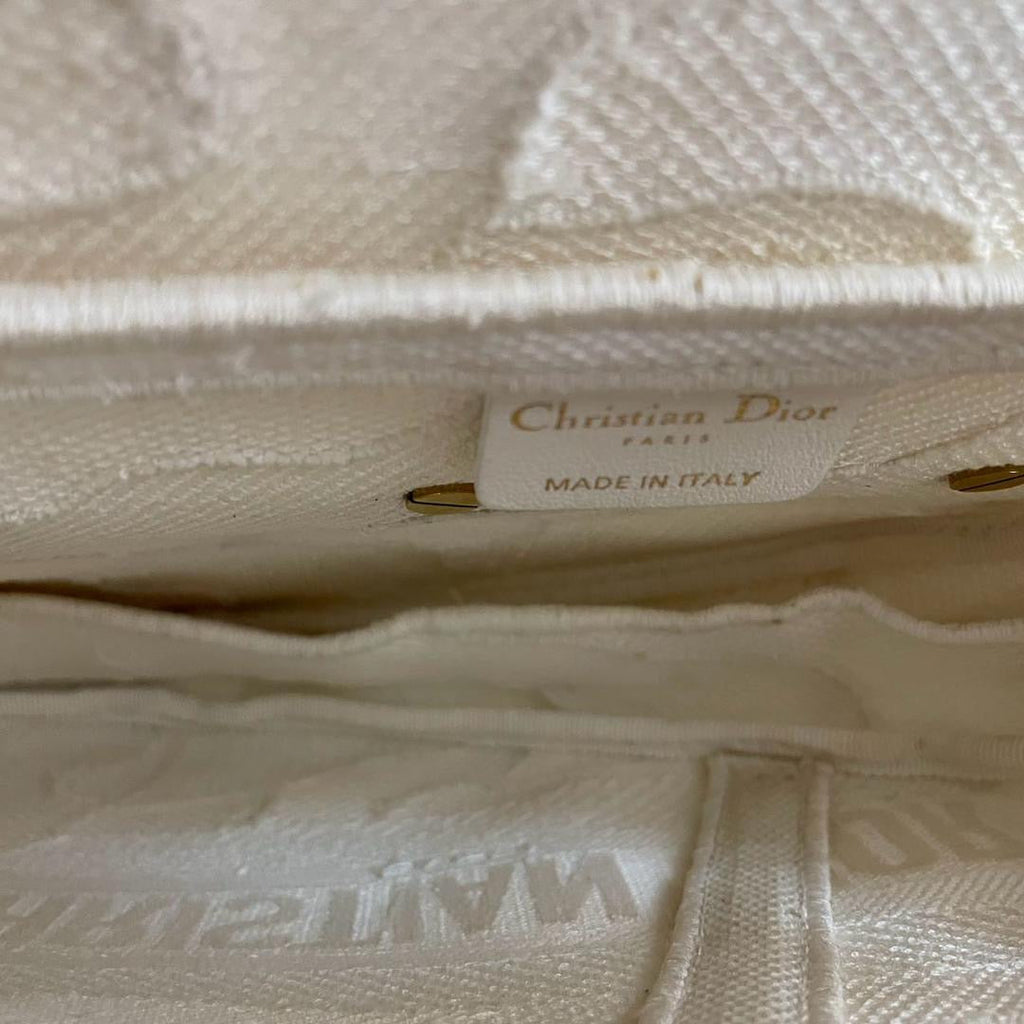 Dior Saddle Bag Camouflage White Canvas Medium Handbag with Gold Hardware 2020