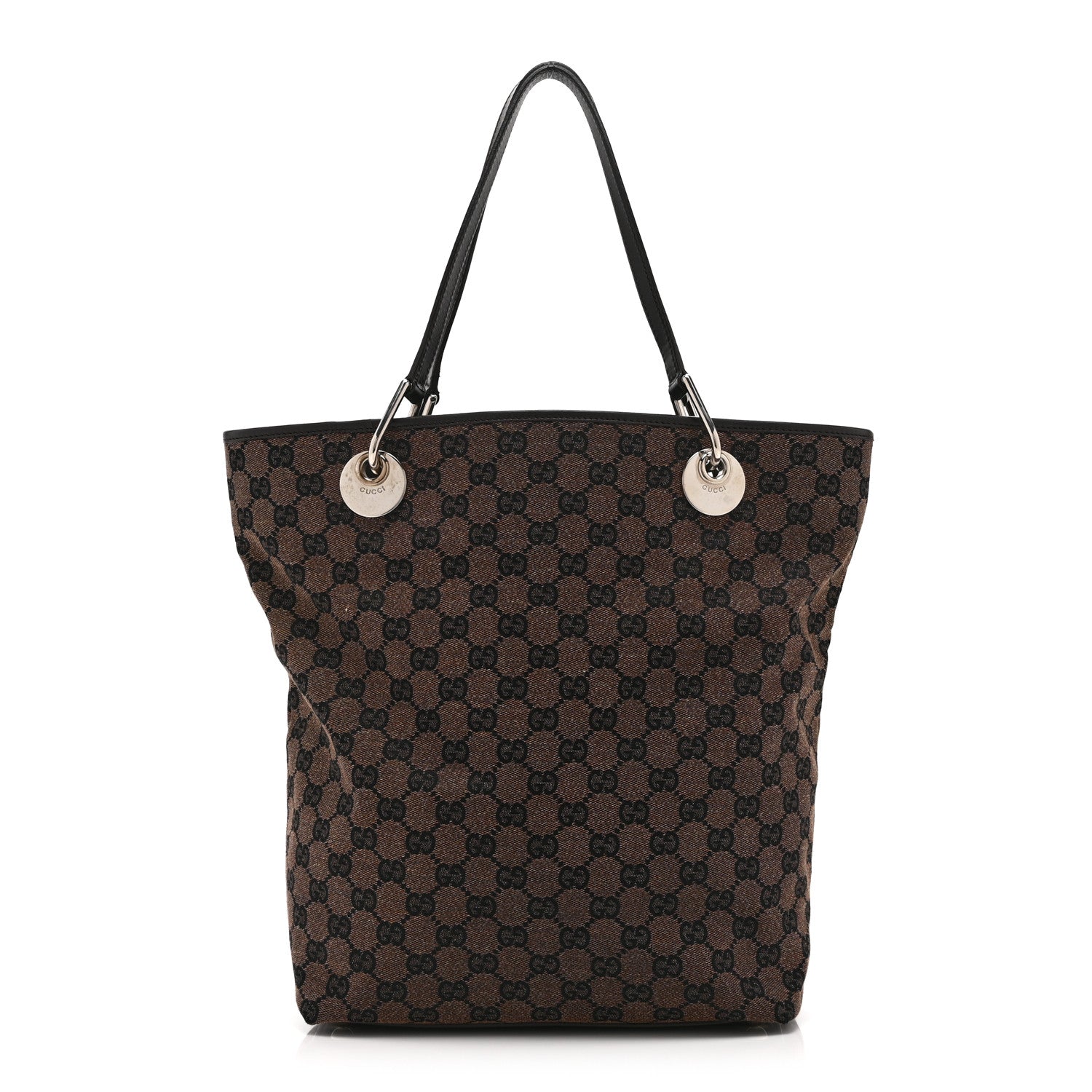 Monogram Large Eclipse Tote Dark Brown
