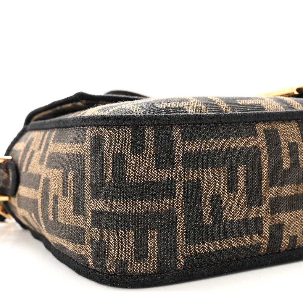 Fabric Jacquard FF 1974 Medium Baguette Tobacco Moro Black