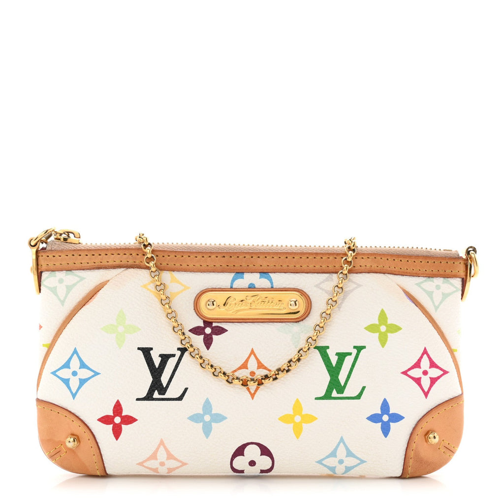 Monogram Multicolor Pochette Milla MM White