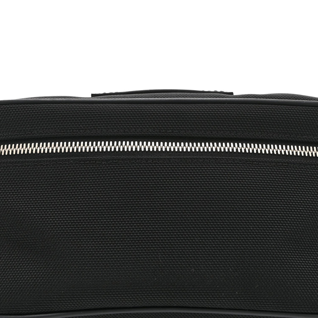 Techno Canvas Web Large Belt Bag Black