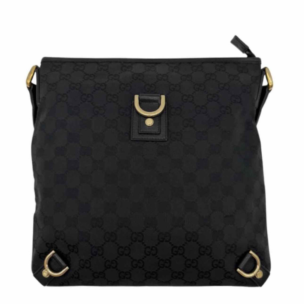 GUCCI Canvas Abbey Crossbody Black