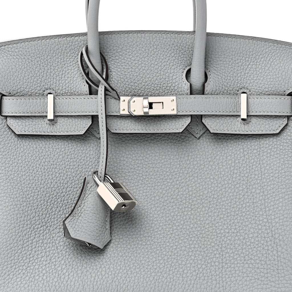Togo Birkin 25 Gris Pantin