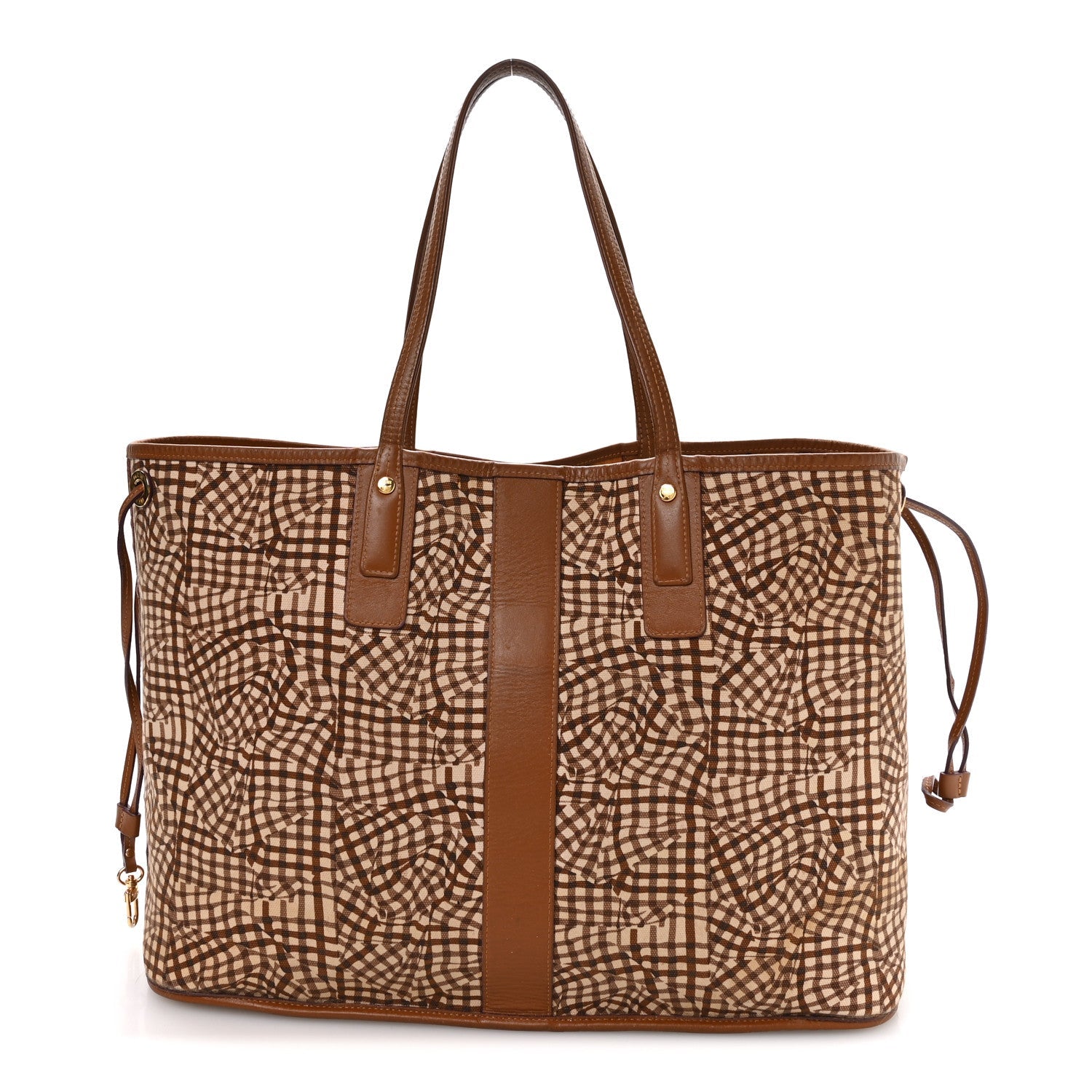 Visetos Large Liz Reversible Shopper Tote Cognac