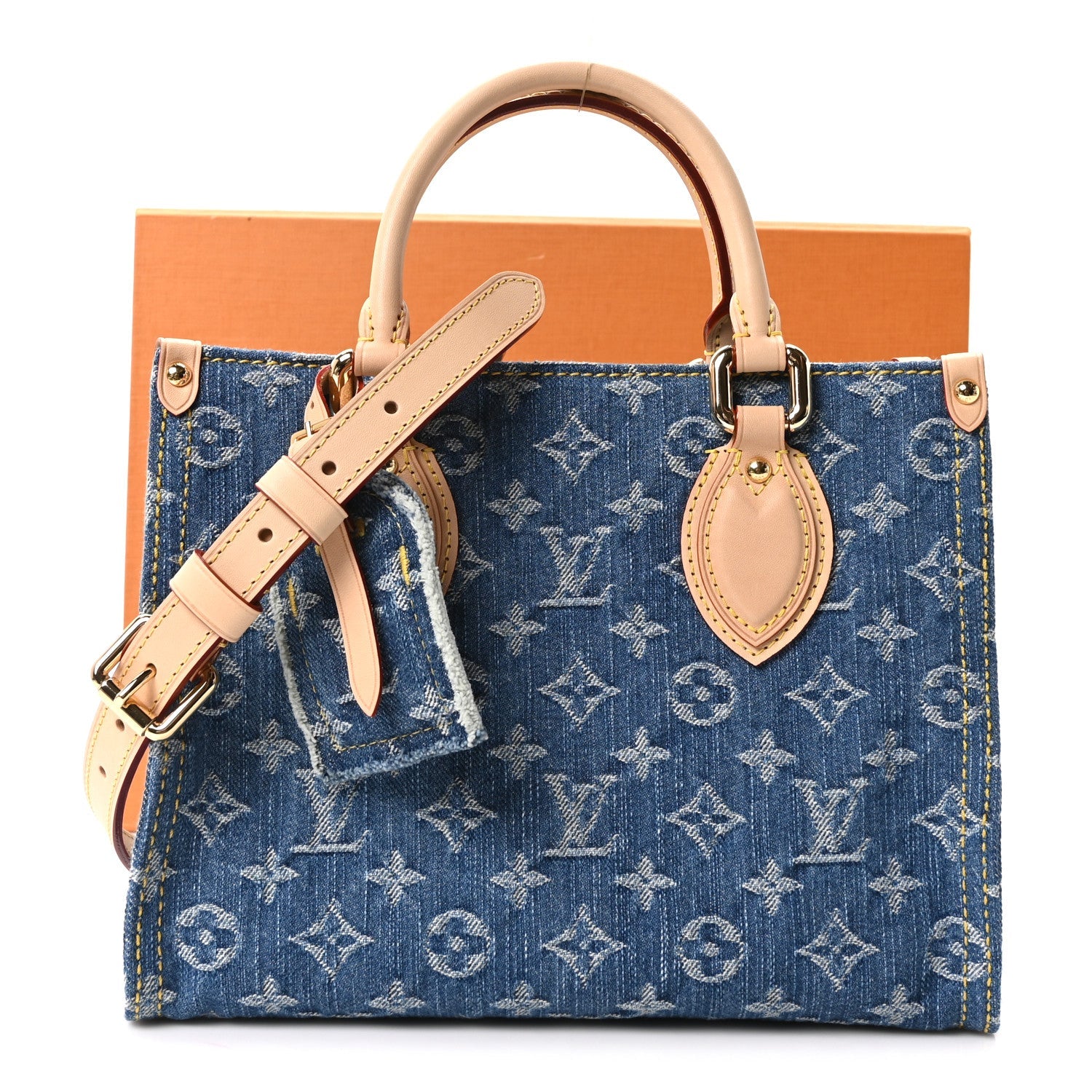 Monogram Denim Onthego PM Blue