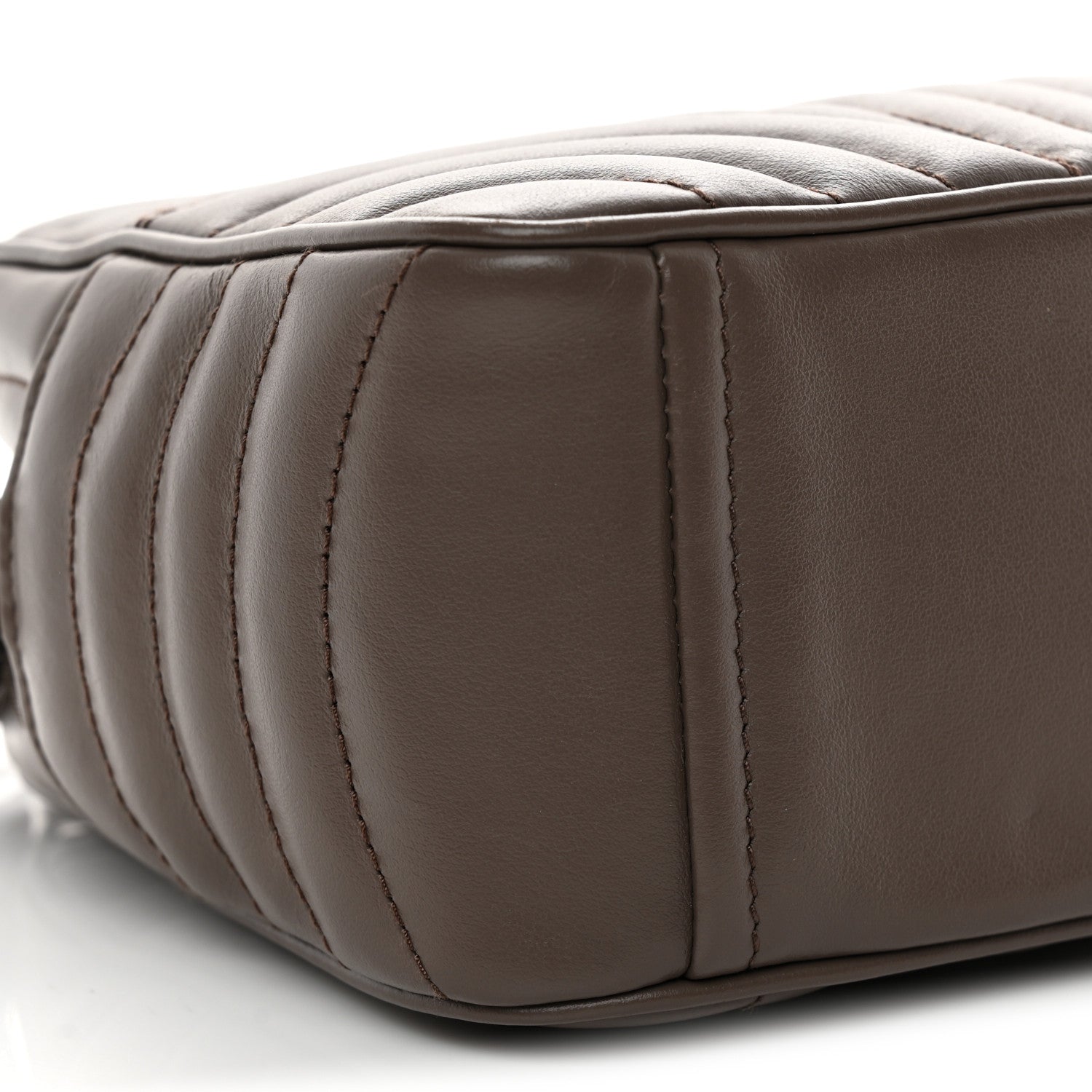 Soft Calfskin Diagramme Camera Bag Bambu