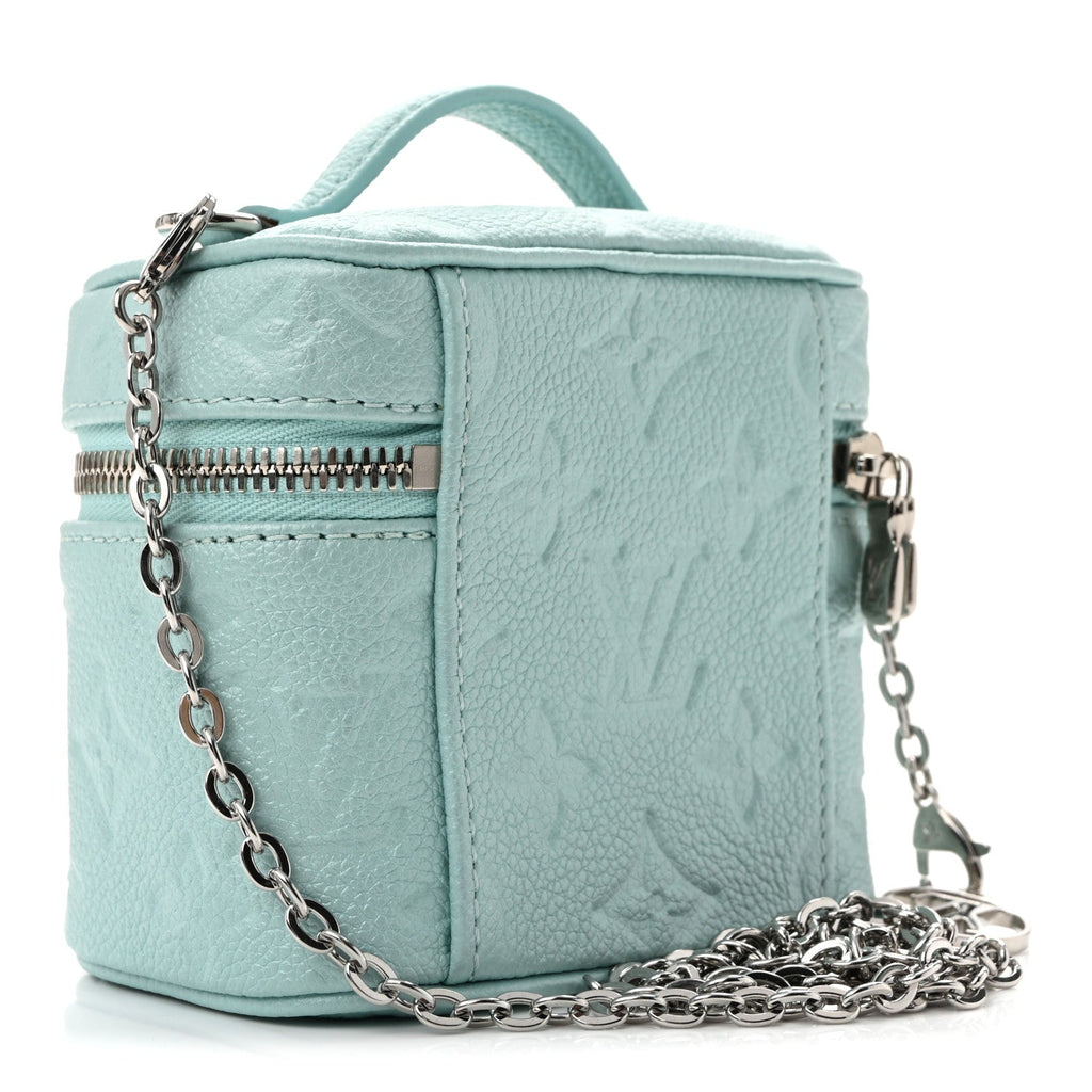 Empreinte Monogram Micro Vanity Pearly Lagoon Turquoise