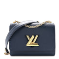 Epi Twist Shoulder Bag MM Indigo